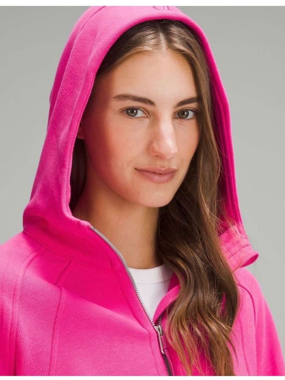 lululemon athletica Bright Pink Half-Zip Scuba Size XS - Picture 4 of 8
